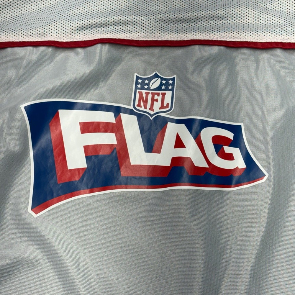 BDA NFL Patriots Reversible Jersey Adult Large Blue White Good Flag Football - Picture 8 of 11